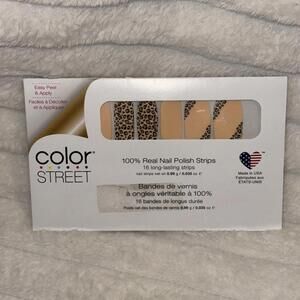 Color Street Trend Spotted Nail Polish Strips Animal Print Retired Leopard